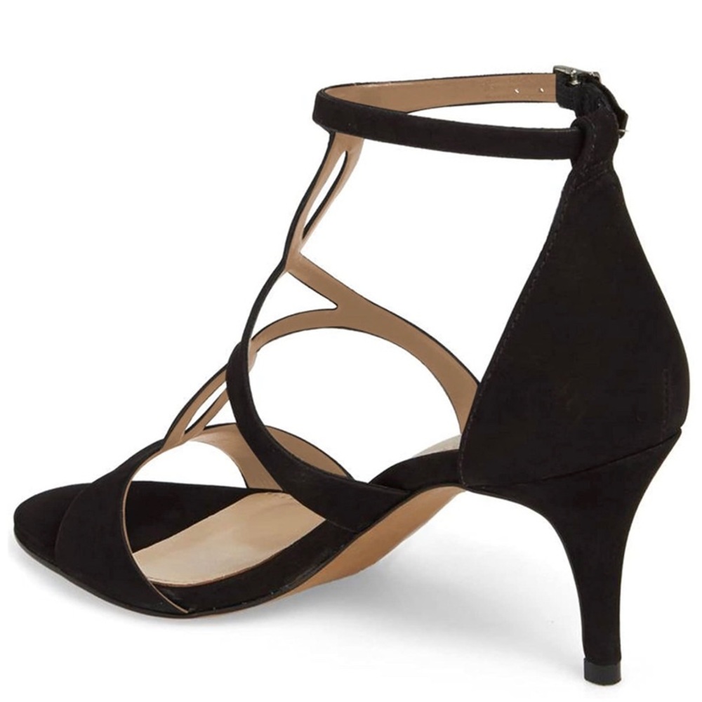 Open Toe Ankle Strap Caged Cutout Strappy Sandals - Picture 3 of 10